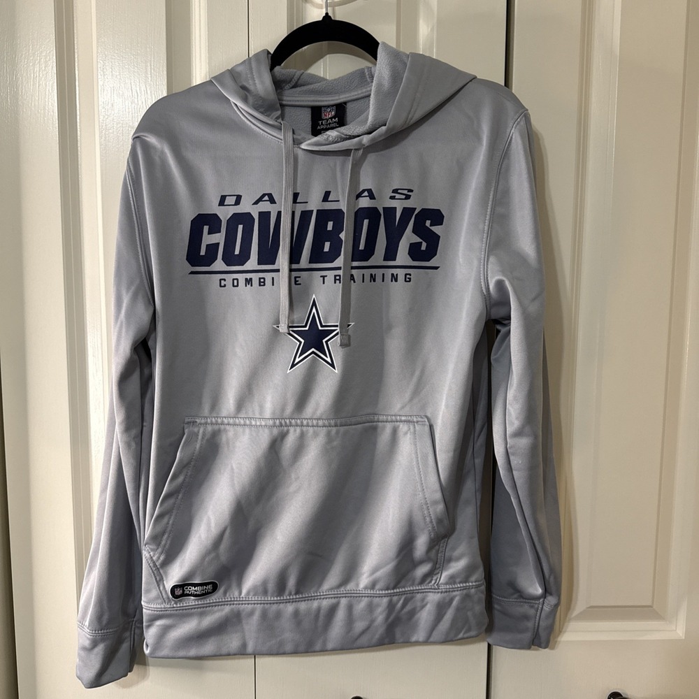 NFL Team Apparel Dallas Cowboys Combine Training Hoodie Sweatshirt Sz Small